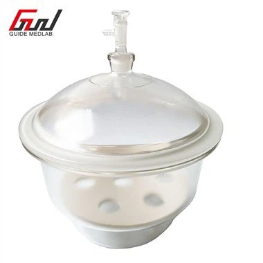 Stikla vakuuma eksikators laboratorijai